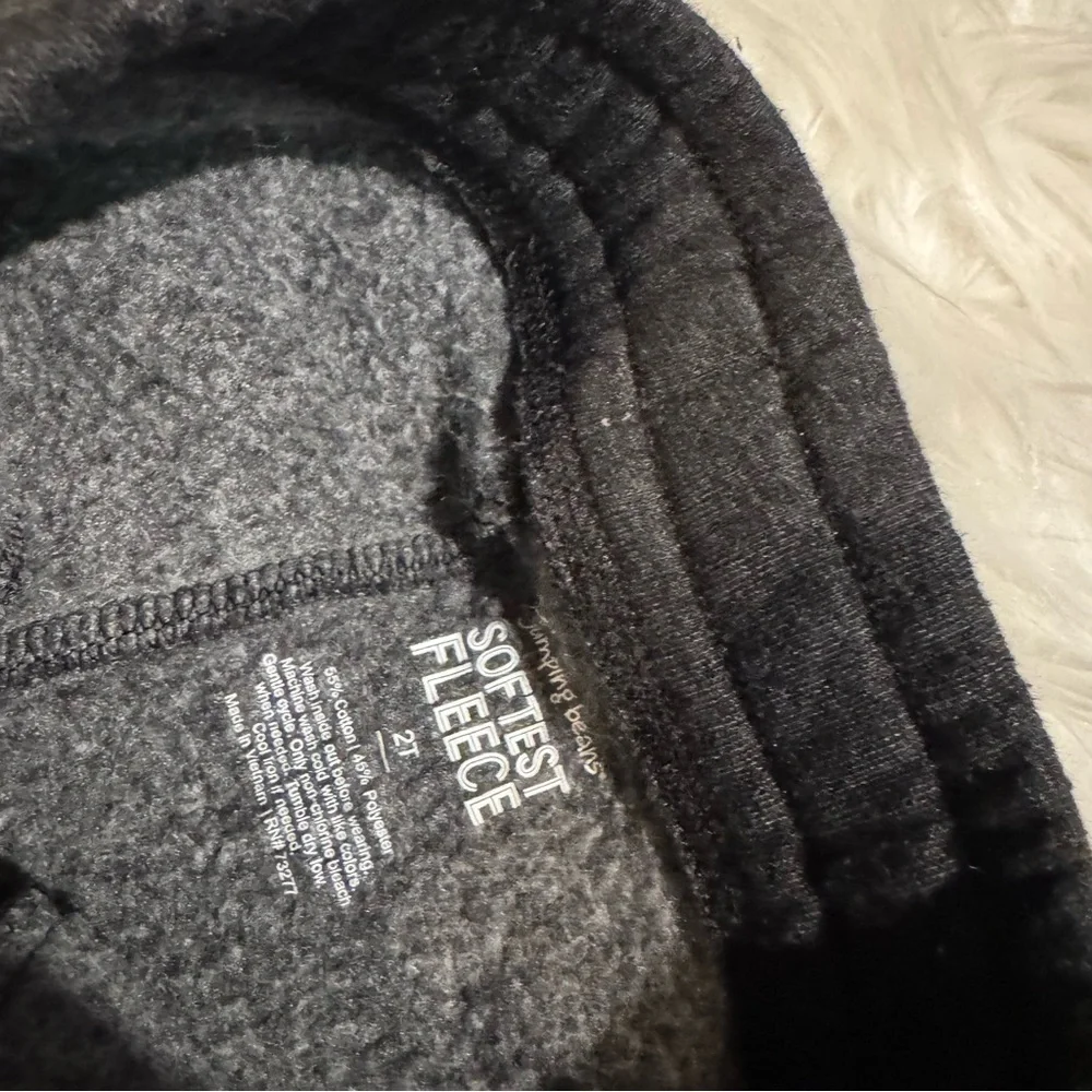 Jumping Beans Toddler Girl 2T Black Gray Fleece‎ Jogger Pants Bundle